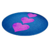 PINK HEARTS SCHNEIDEBRETT (Ecke)
