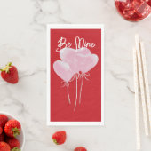 Pink Hearts Serviette (Beispiel)