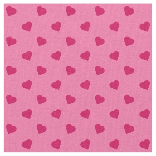 Pink Hearts Stoff (Nahaufnahme)