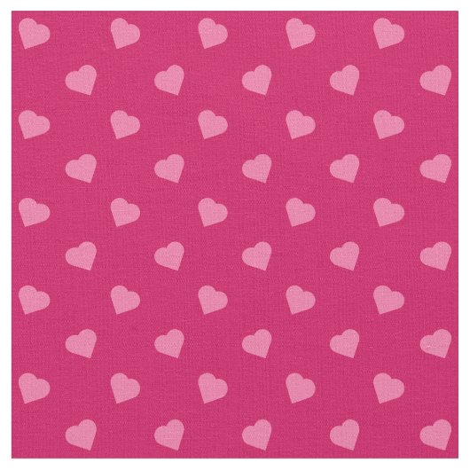 Pink Hearts Stoff (Nahaufnahme)
