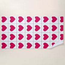 Pink Hearts Summer Valentinstag