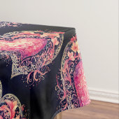 Pink Hearts  Tischdecke (Beispiel)