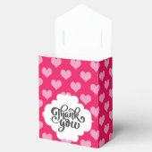 Pink Hearts Vielen Dank für Ihr Interesse Box Geschenkschachtel (Geöffnet)