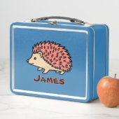 Pink Hedgehog Metall Brotdose (Beispiel)