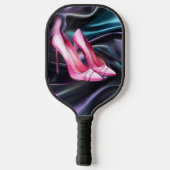 Pink Heelses Schuhe Pickleball Paddel Schläger (Rückseite)