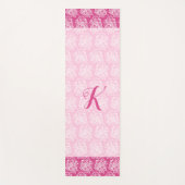 Pink Henna Blume Yoga Mat Yogamatte (Vorderseite)
