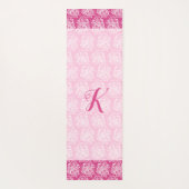 Pink Henna Blume Yoga Mat Yogamatte (Rückseite)