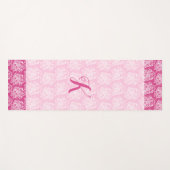 Pink Henna Blume Yoga Mat Yogamatte (Vorderseite (Horizontal))