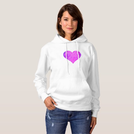 PINK HERART HOODIE (Vorne ganz)