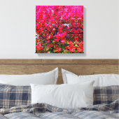 Pink Herbst impressionistische Blätter Bäume Leinwanddruck (Insitu (Schlafzimmer))