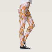 Pink Herbstleaves and Acorns Pattern - Fall Leggings (Rechts)