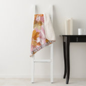 Pink Herbstleaves and Acorns Pattern - Fall Sherpadecke (Beispiel)