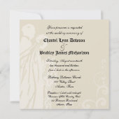 Pink Herringbone einmal auf einer Hochzeit Einladu Einladung (Rückseite)