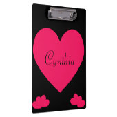 Pink-Herz Klemmbrett (Rechts)