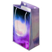 PINK HERZ MIT SCHLIESSBAR KLEINE GESCHENKTÜTE (Vorderseite Schrägansicht)