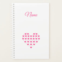 Pink Herz Planer