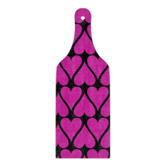 Pink-Herzen anpassen Schneidebrett (Vorderseite)