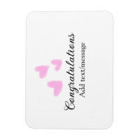 Pink Herzlichen Glückwunsch Abschluss Aquarell