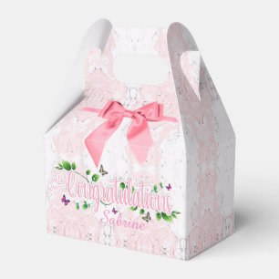 Pink Herzlichen Glückwunsch an die jeden Anlaß FAV Geschenkschachtel