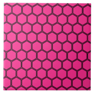 Pink-Hexagon 3 Fliese