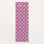 Pink Hexagon Muster Thunder_Cove Yogamatte (Vorderseite)