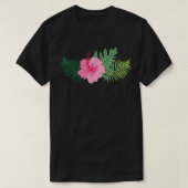 Pink Hibiscus Flower Men Women and Kids Styles T-Shirt (Design vorne)