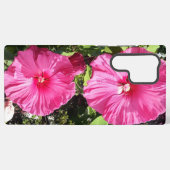Pink Hibiscus Flower Phone Case Samsung Galaxy Hülle (Rückseite (Horizontal))