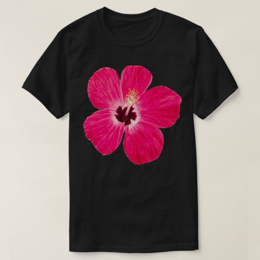 Pink Hibiscus T-Shirt (Design vorne)