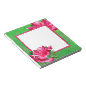 Pink Hibiskus Lei Notepad Notizblock (angewinkelt)