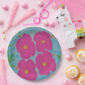 Pink Hibiskus Paper Teller (Party)