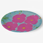 Pink Hibiskus Paper Teller (Schrägansicht)