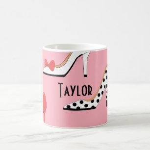 Pink High Heel Fashion Statement Kaffeetasse
