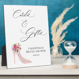 Pink High Heels Brautparty Karten und Geschenke Ze Fotoplatte