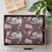 Pink Highland Cow Yarn Rose Seidenpapier (Geschenk)