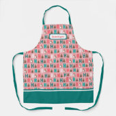 Pink Ho Ho Ho Armadillo Schürze (Vorderseite)