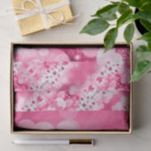 Pink Holiday Tree für ein Girly Theme Seidenpapier (Geschenk)