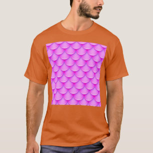 Pink Holographic Mermaid Schwanz T-Shirt