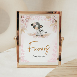 Pink Holy Cow Baby Duschfavoriten Poster