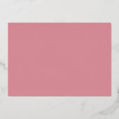 Pink Honey Bear Baby Dusche Folieneinladung (Rückseite)