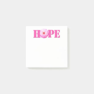 Pink HOPE Dahlia Foto Stationery 3x3 Hinweis Post-it Klebezettel
