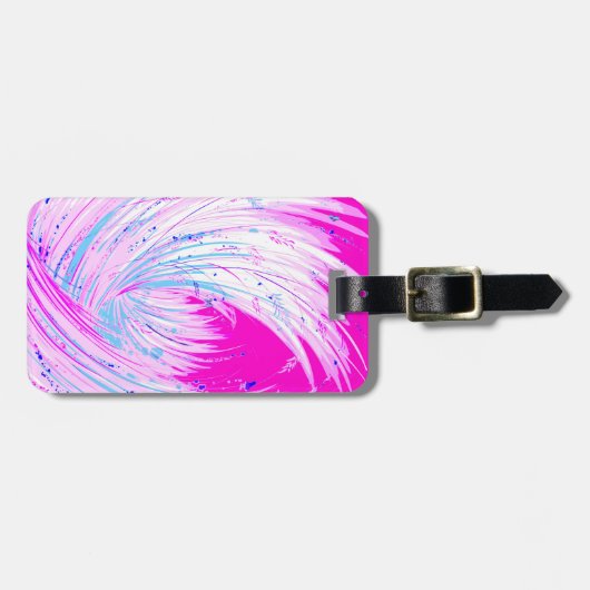 Pink Horizon Gepäckanhänger (Vorderseite horizontal)