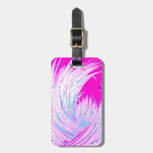Pink Horizon Gepäckanhänger (Vorderseite vertikal)