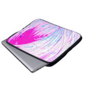 Pink Horizon Laptopschutzhülle (Vorne Knopf)