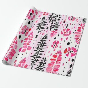 Pink Horizons: Indianerische Muster Geschenkpapier