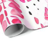 Pink Horizons: Indianerische Muster Geschenkpapier (Rolleneckpunkt)