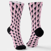 Pink horse socks socken (Gewinkelt)