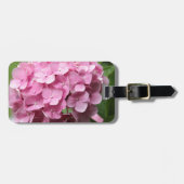 Pink Hortensia Gepäck Gepäckanhänger (Vorderseite horizontal)