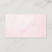 Pink Hot Air Ballon Babydusche Bücher für Baby Begleitkarte (Rückseite)