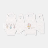 Pink Hot Air Ballon Birthday Party Geschenkschachtel (Ungefaltet)