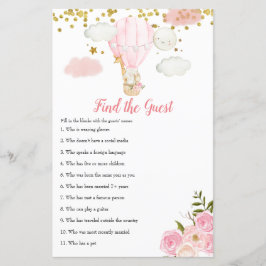 Pink Hot Air Ballon Jungle Finden Sie das Gast-Spi